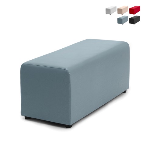 Großer rechteckiger Fußhocker 46x115 cm Wohnzimmer Warteraum Aktion