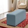 Großer rechteckiger Fußhocker 46x115 cm Wohnzimmer Warteraum Verkauf