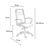 Ergonomischer Bürostuhl mit atmungsaktivem Mesh-Design Stylo HBT