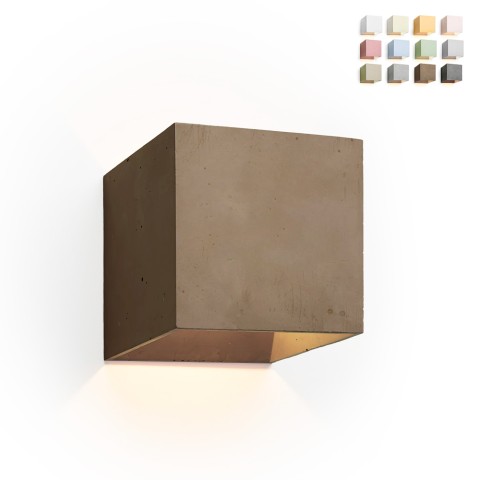 Wandleuchte Applique Würfel Wand Deckenleuchte modernes Design Cromia