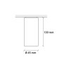 Moderne Deckenleuchte Spot Zylinder Hängelampe 13cm Design Cromia 