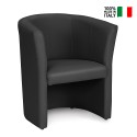 Tabby Clubsessel Kunstleder Wohnzimmer Büro Wartezimmer Angebot