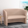 Design Zweisitzer-Wartezimmer-Sofa aus Kunstleder für Büro und Wohnzimmer Tabby Verkauf