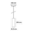 Hängelampe Design für Küche Restaurant Zylinder 20cm Cromia 