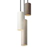 Moderner Pendelleuchter 3-flammig Zylindrisches Design Cromia Eigenschaften