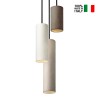 Moderner Pendelleuchter 3-flammig Zylindrisches Design Cromia Katalog