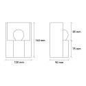 Handgefertigte Tischleuchte, modernes minimalistisches Design Esse 