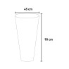 Moderner Blumensäulen-Pflanzenständer für Garten Gotico Lagerbestand