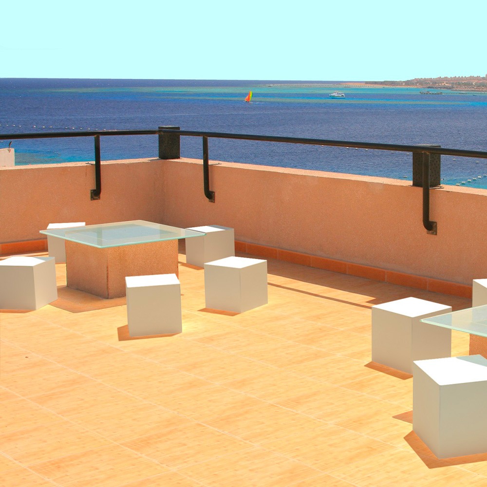 Ausstellungswürfel Puff Couchtisch Garten Bar Terrasse Icekub