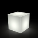 Leuchtender Ausstellungswürfel Icekub - Pouf, Beistelltisch für Bar & Garten Lagerbestand