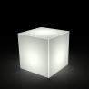 Leuchtender Ausstellungswürfel Icekub - Pouf, Beistelltisch für Bar & Garten Lagerbestand