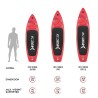 Red Shark Pro XL SUP aufblasbares Stand Up Paddle Touring Board 12'0 366cm  