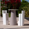Runder moderner Design-Bartisch für den Außenbereich aus Polyethylen Mikò 2.0 Auswahl