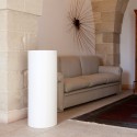 Zylindrische Produktsäule Display für modernes Laden-Design Roller Aktion