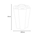 Moderner Design-Schirmständer Eingang für 6 Schirme Lulet Drop Modell