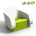 Klimt - Moderne Designer Outdoor-Sessel aus Polyethylen für Bar und Restaurant Aktion