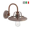Wandlampe im industriellen Design aus Eisen und Keramik Country AP Katalog