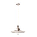 Hängeleuchte aus Eisen und Keramik im Vintage-Industriedesign Country SO 