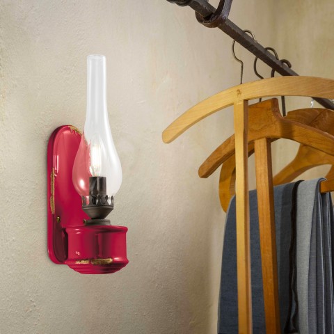 Wandlampe Applique Keramik im industriellen Vintage-Design AP2 Aktion
