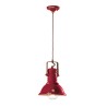 Pendelleuchte aus Eisen und handbemalter Keramik im Vintage-Industriedesign SO Angebot