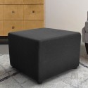 Quadratischer Polsterhocker, modulares Design, Stoff, Wartezimmer, Traveller Rabatte