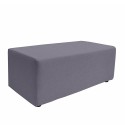Rechteckiger Pouf für Warteraum, modulares Design, gepolstert, Stoff, Traveller Kosten