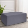 Rechteckiger Pouf für Warteraum, modulares Design, gepolstert, Stoff, Traveller Rabatte
