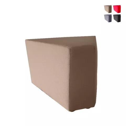 Eck-Pouf aus gepolstertem Stoff Wartezimmer modularer Design Traveller Aktion