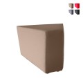 Eck-Pouf aus gepolstertem Stoff Wartezimmer modularer Design Traveller Aktion