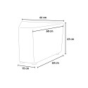Eck-Pouf aus gepolstertem Stoff Wartezimmer modularer Design Traveller 