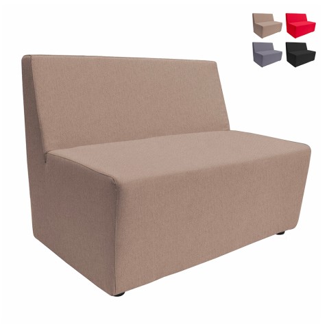 Modulares 2-Sitzer Sofa gepolstert Wartebereich modernes Design Traveller Aktion