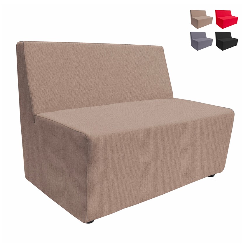 Modulares 2-Sitzer Sofa gepolstert Wartebereich modernes Design Traveller Aktion