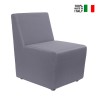 Moderne modulare Wartezimmer-Sessel gepolstert Coach Modell