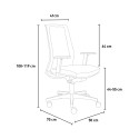 Ergonomischer Bürostuhl mit atmungsaktivem Netz, modernes Design Blow Rabatte