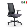 Ergonomischer Bürostuhl Design grau atmungsaktives Netz Blow G Verkauf