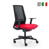 Ergonomischer Bürostuhl mit rotem Design, atmungsaktives Netz Blow R Verkauf