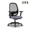 Ergonomischer Bürostuhl Smartworking grau atmungsaktives Netz Easy G Verkauf
