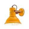 Wandlampe Applique aus Eisen und Keramik im Vintage-Industrie-Design AP 
