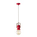 Hängeleuchte Vintage Industrie-Design aus Eisen und Keramik Urban SO Modell