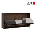 Horizontales Klappbett Einzel 85x185 cm mit Holzlatten Kando NC Verkauf