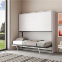 Klappbares Etagenbett mit zwei Matratzen 85x185cm Kando 2MBF Preis