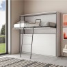 Klappbares Etagenbett mit zwei Matratzen 85x185cm Kando 2MBF Maße