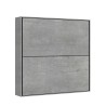 Klappbares Etagenbett mit Matratze 85x185 cm grau Kando 2MCM Sales