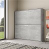 Klappbares Etagenbett mit Matratze 85x185 cm grau Kando 2MCM Eigenschaften