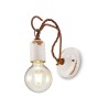 Industrielle Wandleuchte aus Eisen und Keramik im Vintage-Design AP3 