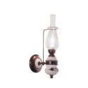 Klassische Wandlampe aus Glas und Keramik Pompei AP2 Angebot