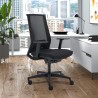 Ergonomischer Bürostuhl mit atmungsaktivem Netz, modernes Design Blow Aktion