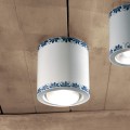 Deckenlampe Plafoniere Keramik im klassischen Art Deco Design Trieste PL Aktion