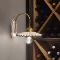 Wandleuchte Keramik klassisches Design handbemalt L’Aquila AP1 Aktion