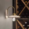 Wandleuchte Keramik klassisches Design handbemalt L’Aquila AP1 Aktion